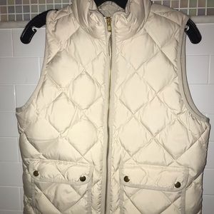 Jcrew ivory vest